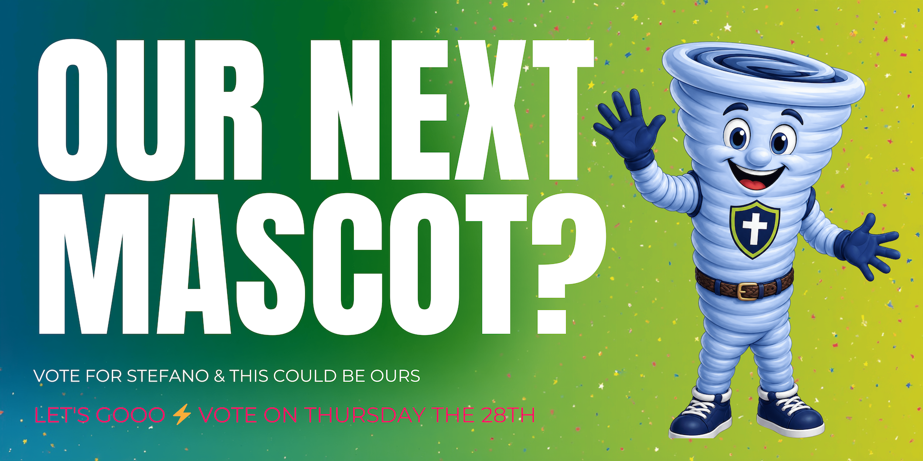 Our Next Mascot? Vote for Stefano!